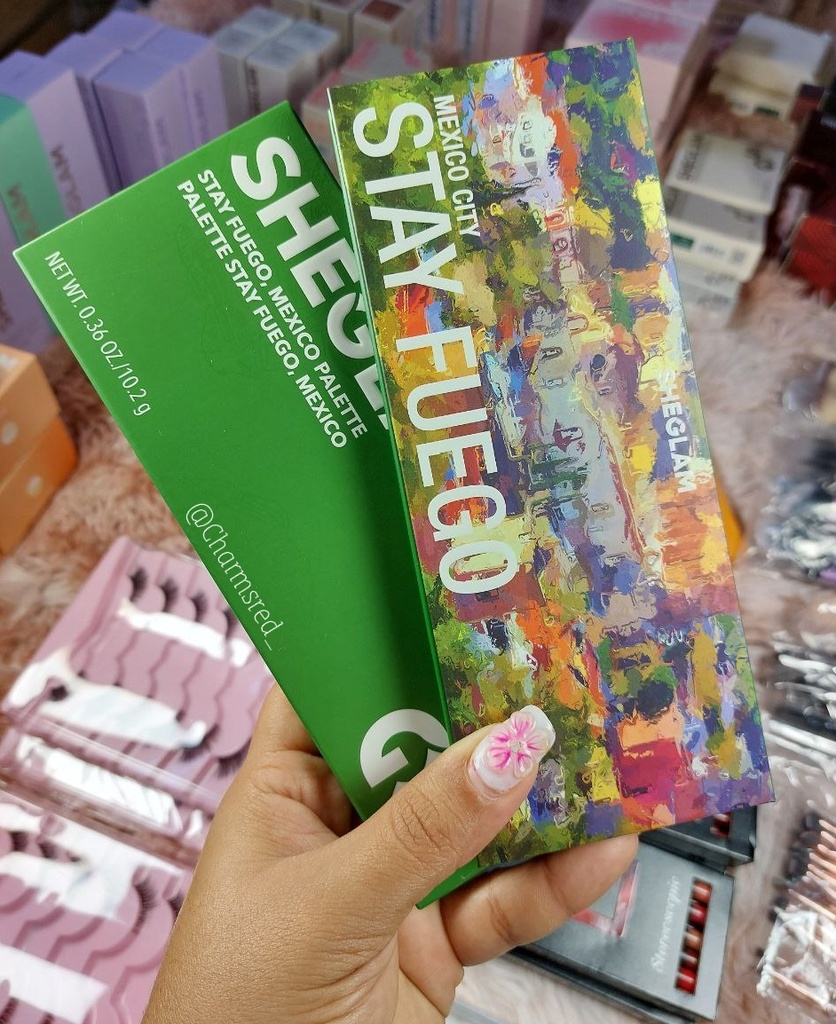 Paleta de sombras México city Sheglam 