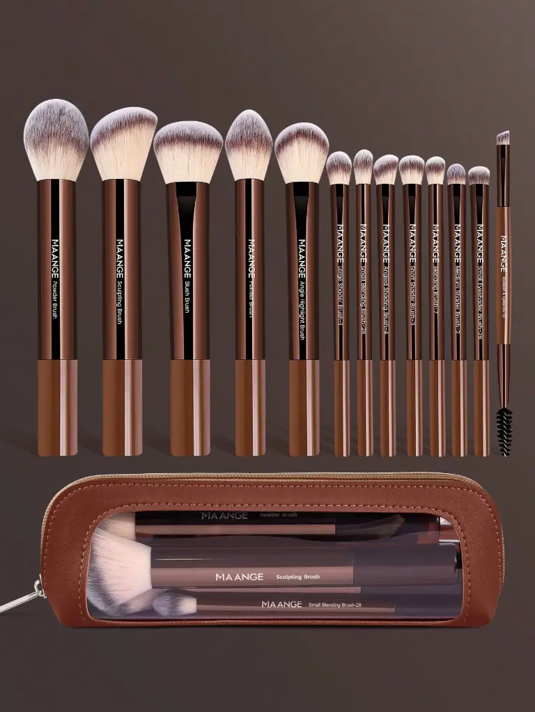 Brochas MAANGE + Almacenamiento 13pcs 
