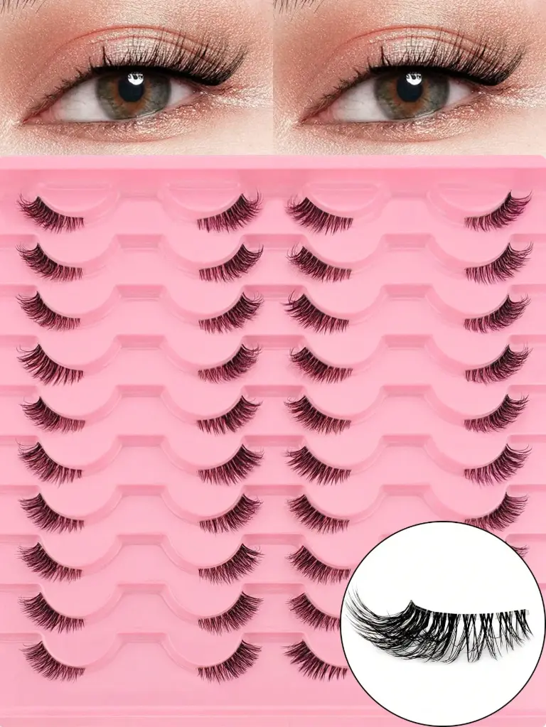 Pestañas postizas 20 pares (efecto natural) - 8533