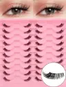 Pestañas postizas 20 pares (efecto natural) - 8533