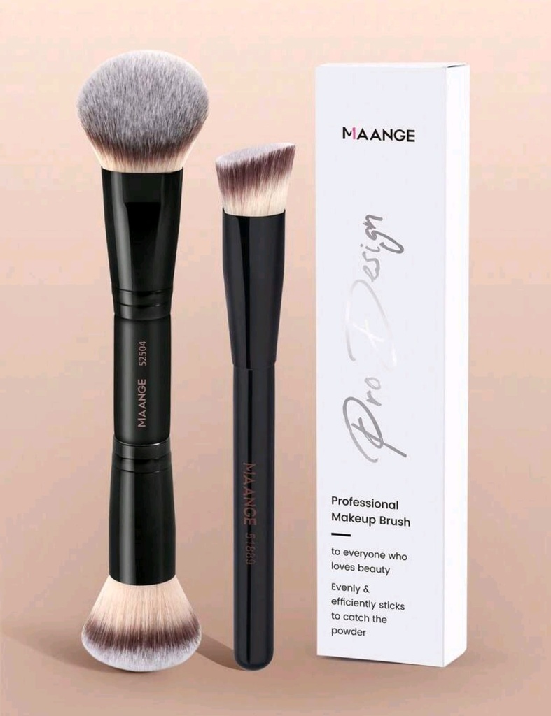 Brochas MAANGE 1Doble / 1 Individual (2pcs)