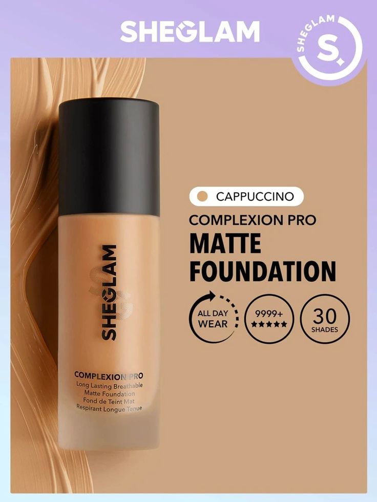 Base complexión pro matte SHEGLAM 